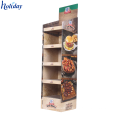 Multifunctional Recycled Materials Paperboard Easy Assemble Cardboard Poster Display Stand